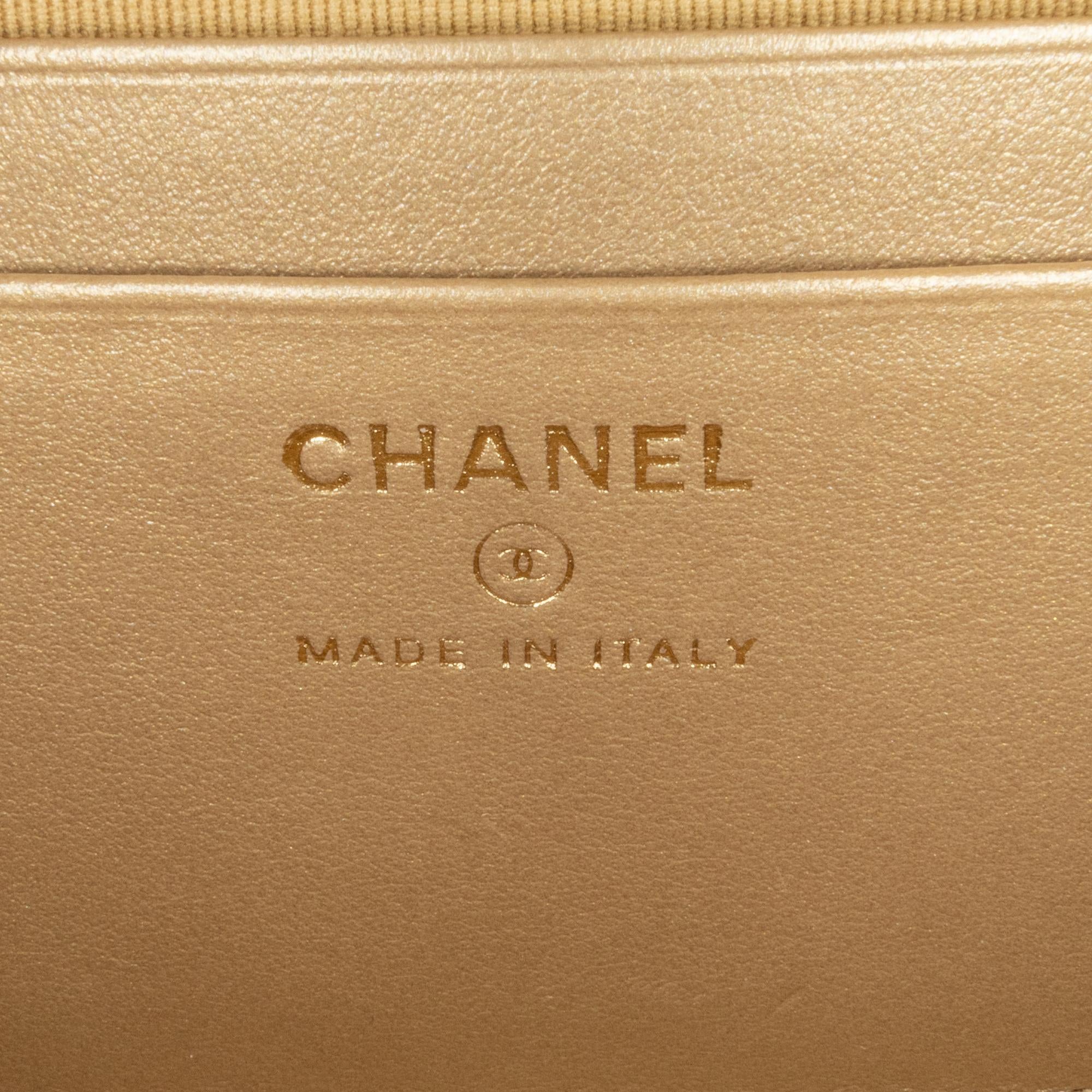 Chanel CC Quilted Lambskin Pearl Crush Camera Bag (SHG-CAgK7A)