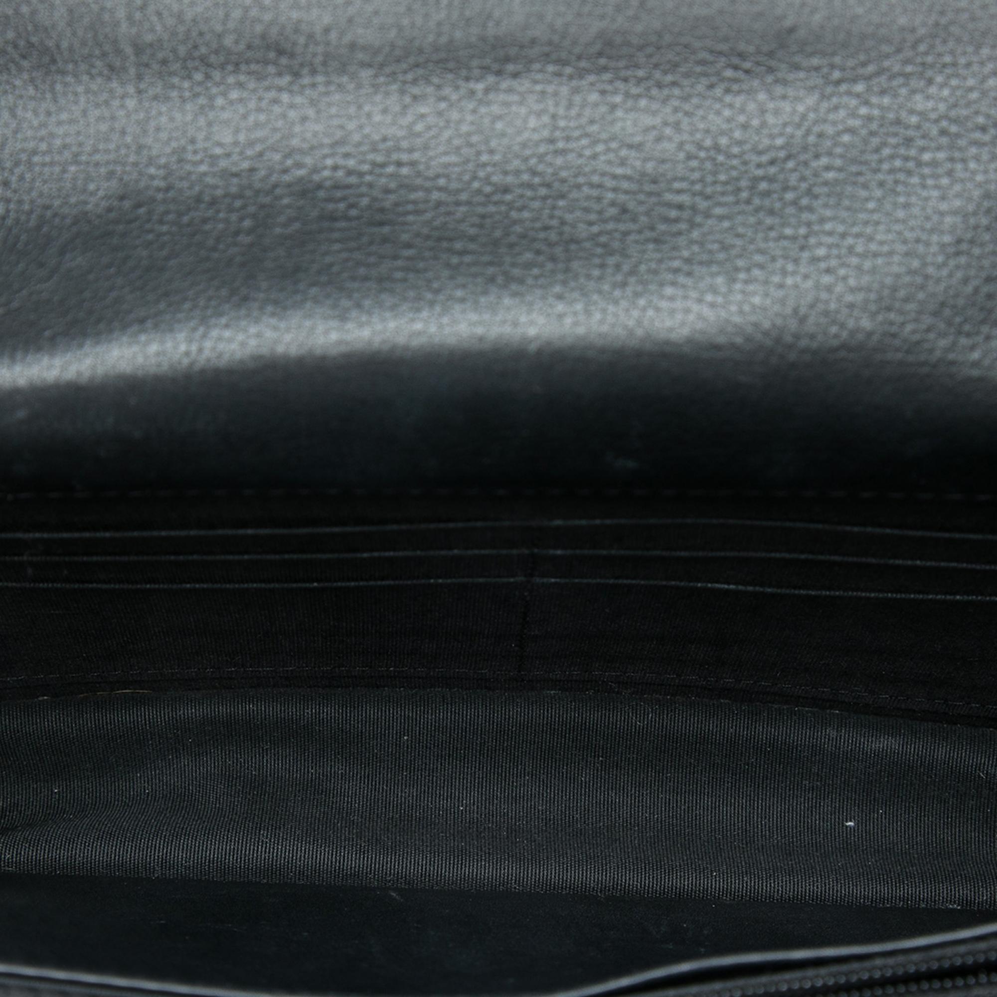 Chanel CC Quilted Lambskin Pearl Wallet on Chain