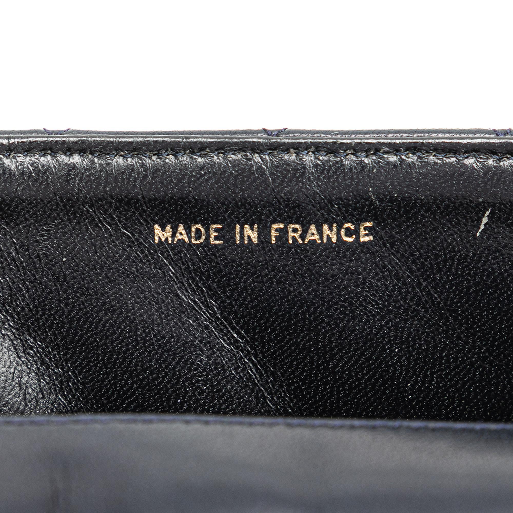 Chanel CC Quilted Lambskin Round Flap