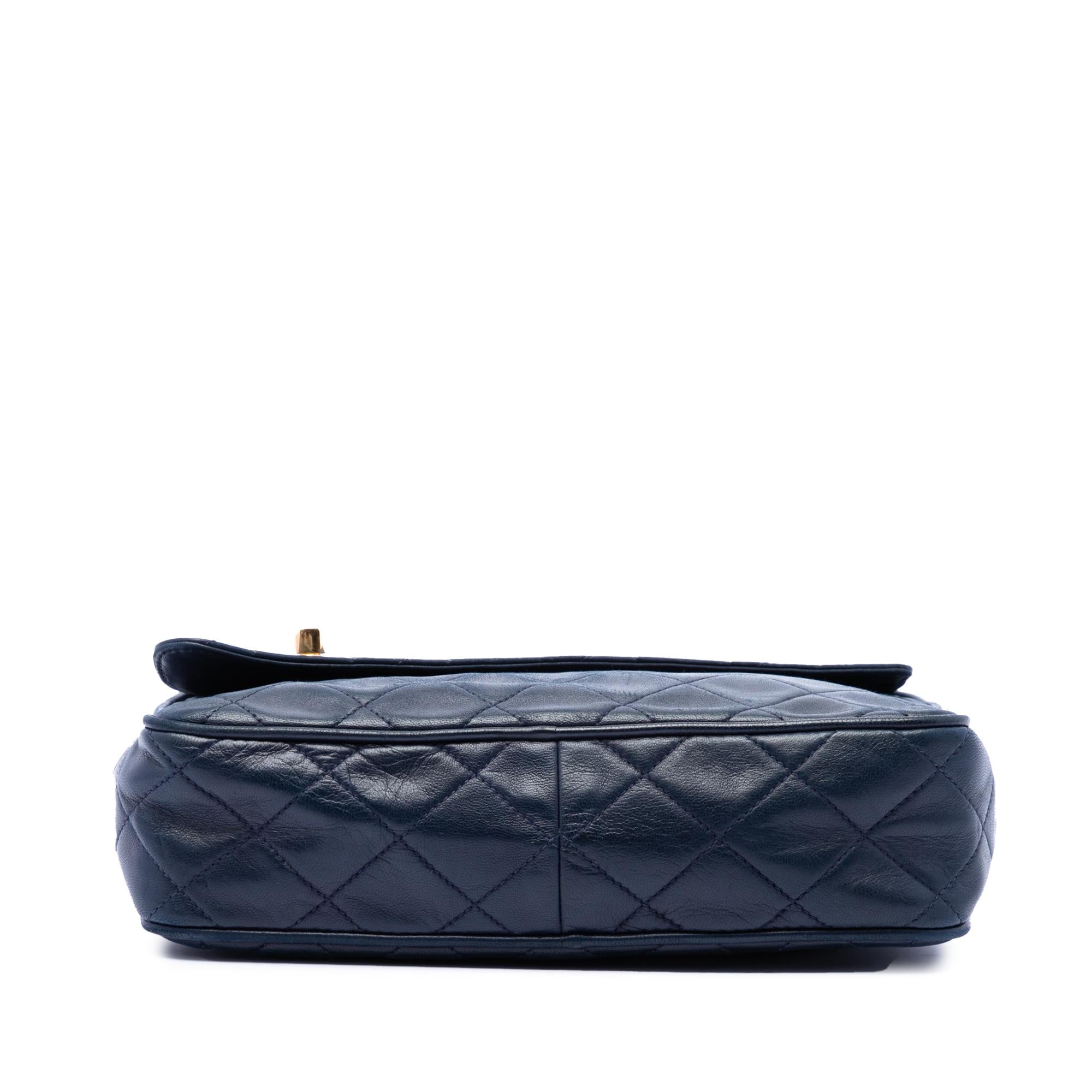 Chanel CC Quilted Lambskin Tassel Camera Bag