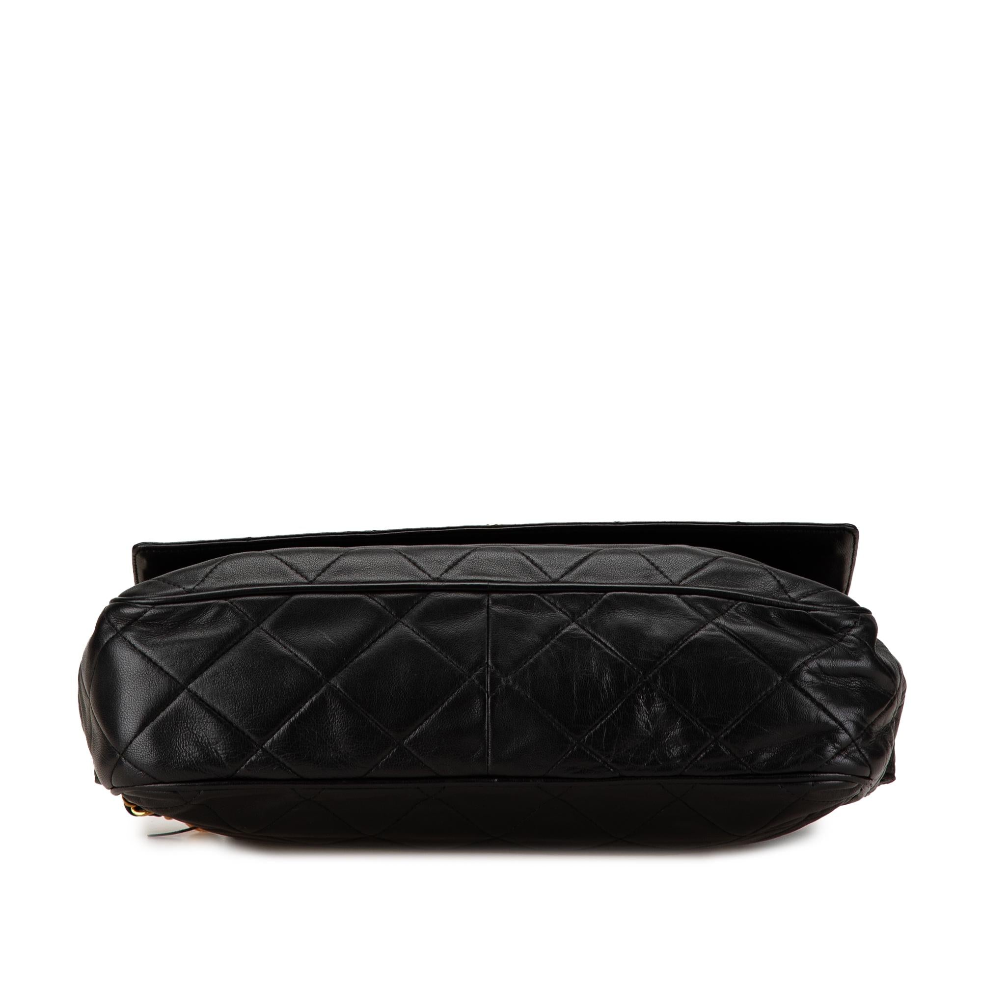 Chanel CC Quilted Lambskin Tassel Crossbody