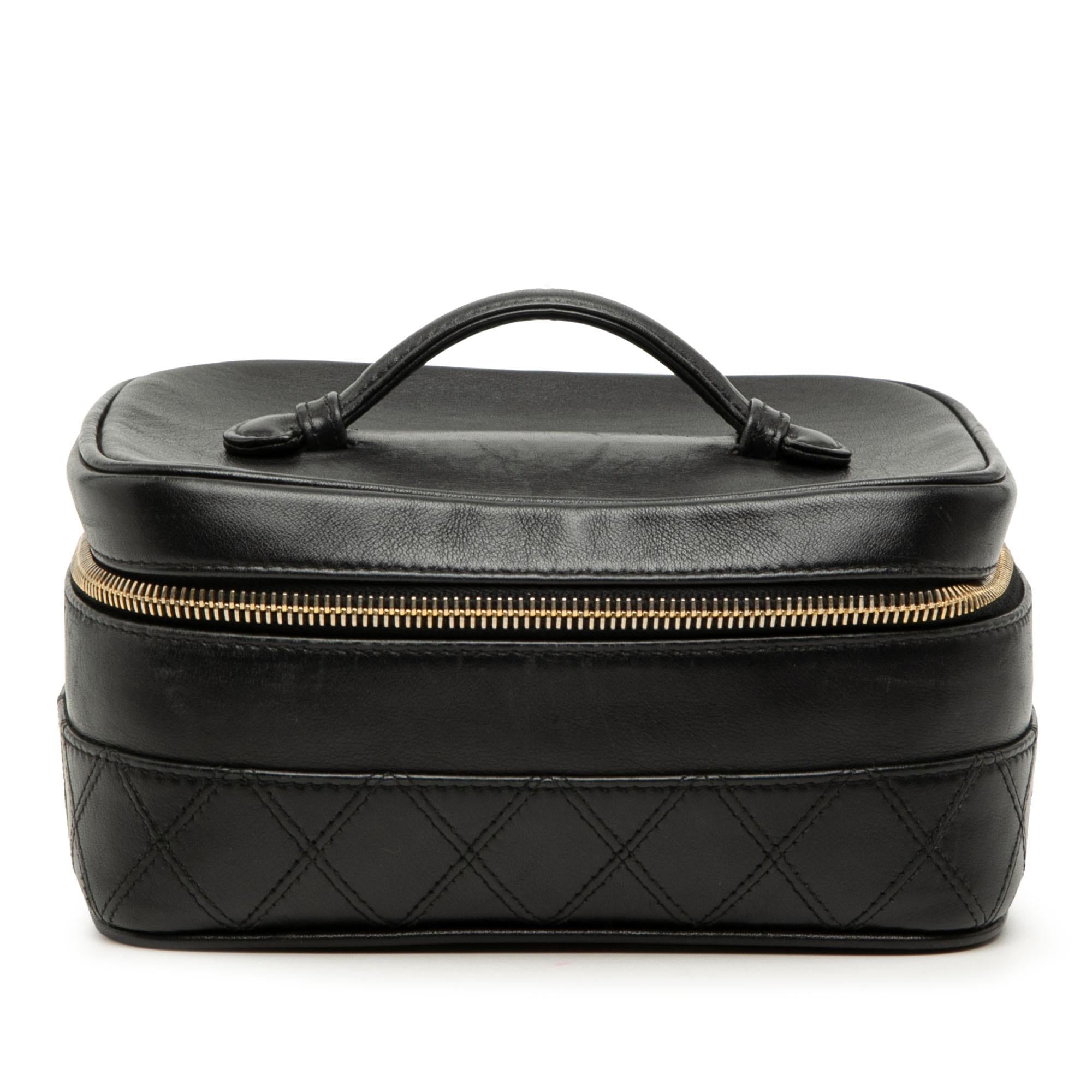Chanel CC Quilted Lambskin Vanity Bag