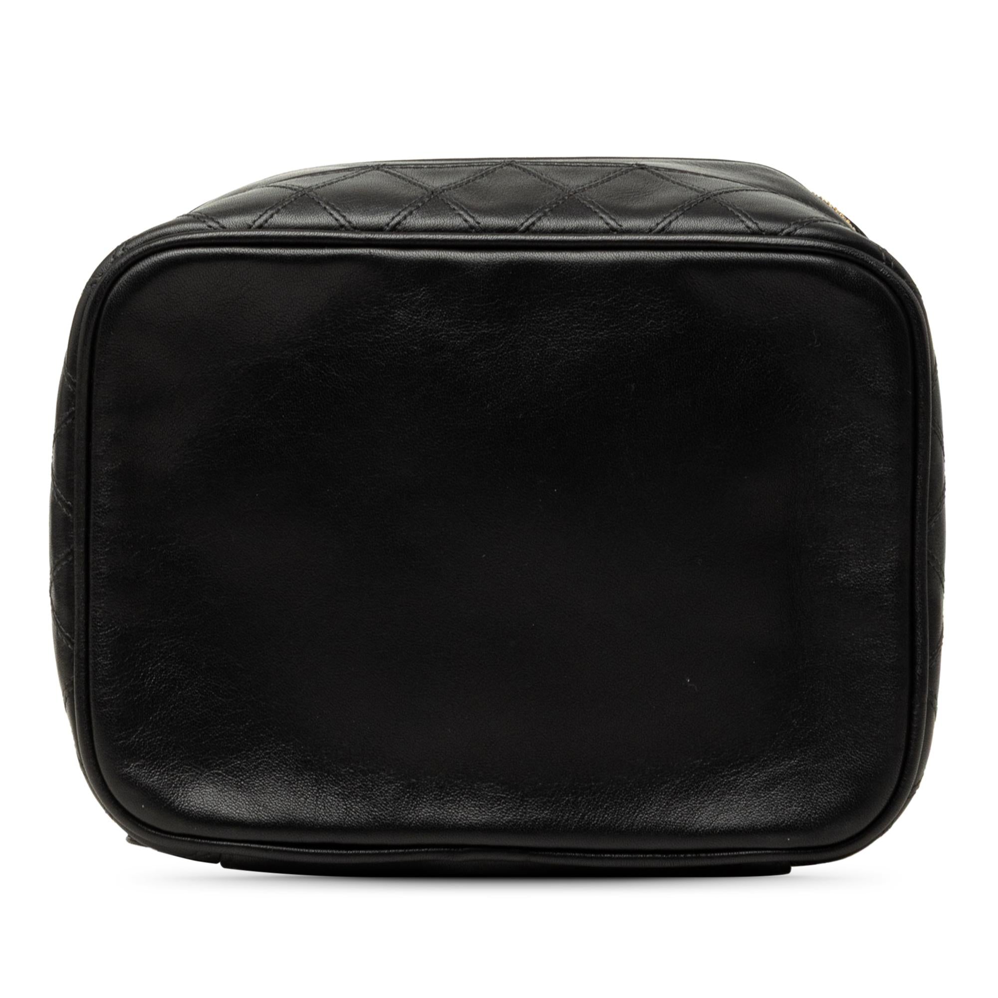 Chanel CC Quilted Lambskin Vanity Bag