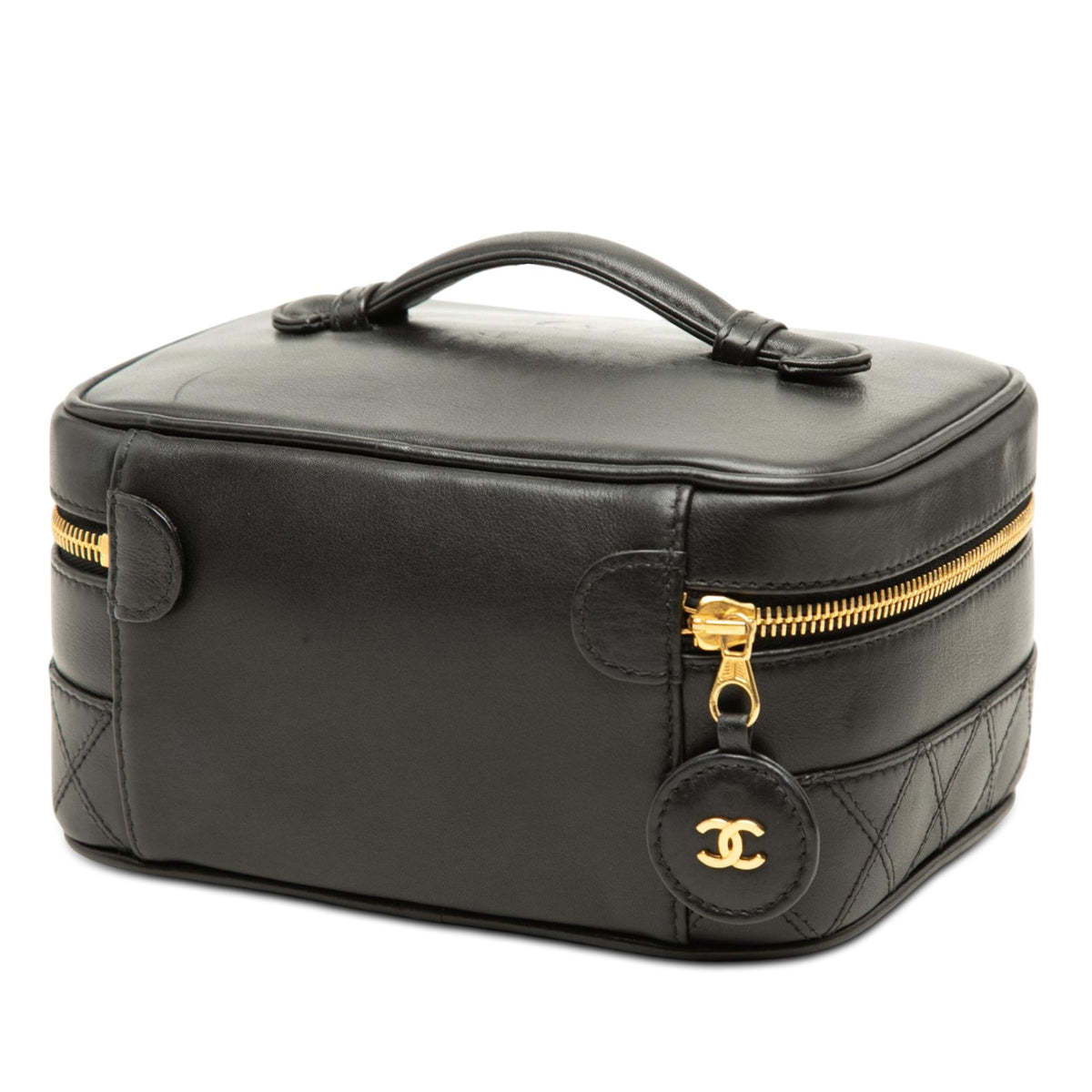 Chanel CC Quilted Lambskin Vanity Bag