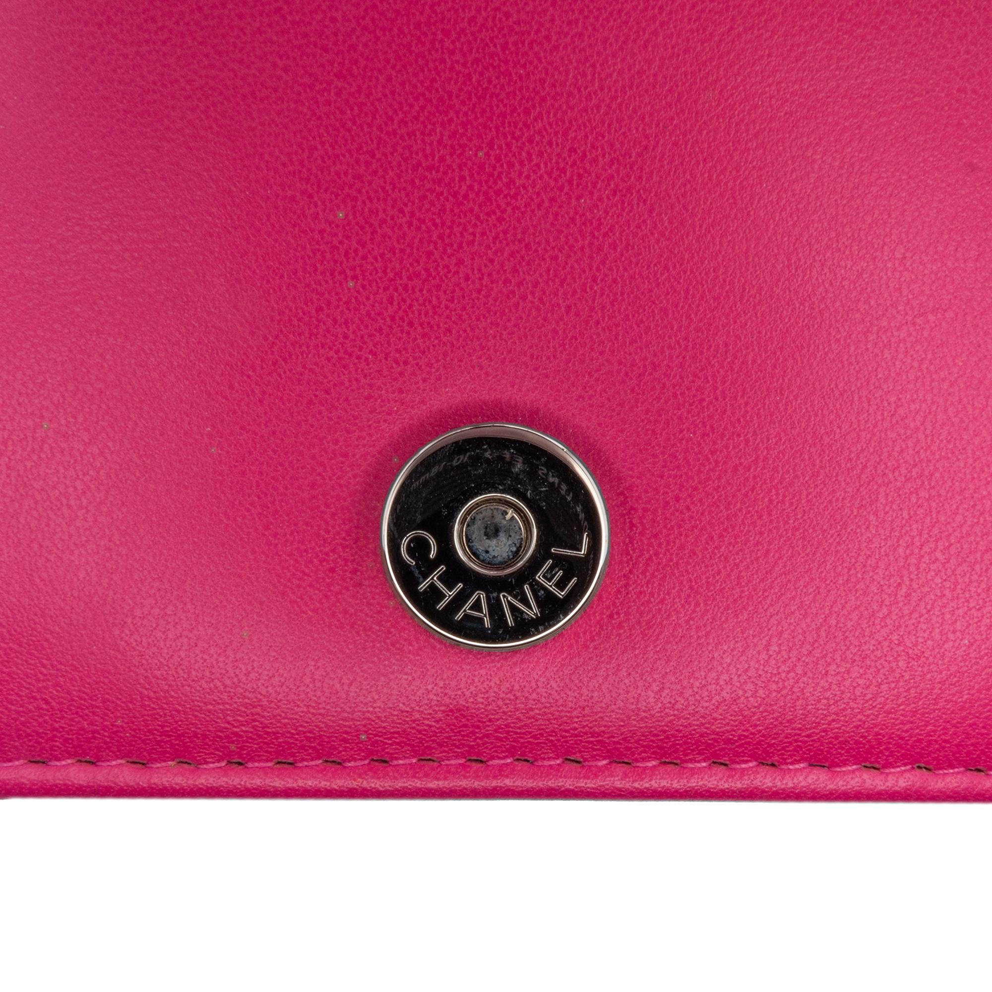 Chanel CC Quilted Lambskin Wallet On Chain