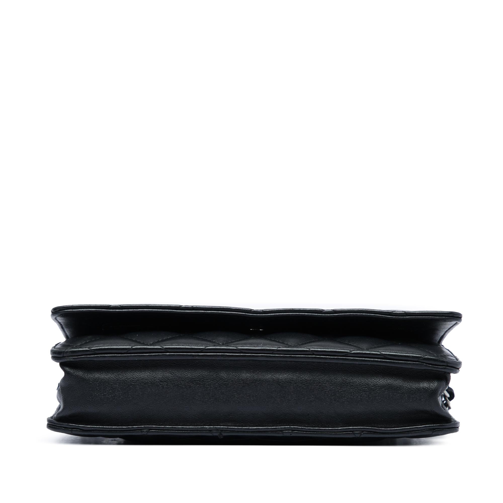 Chanel CC Quilted Lambskin Wallet On Chain