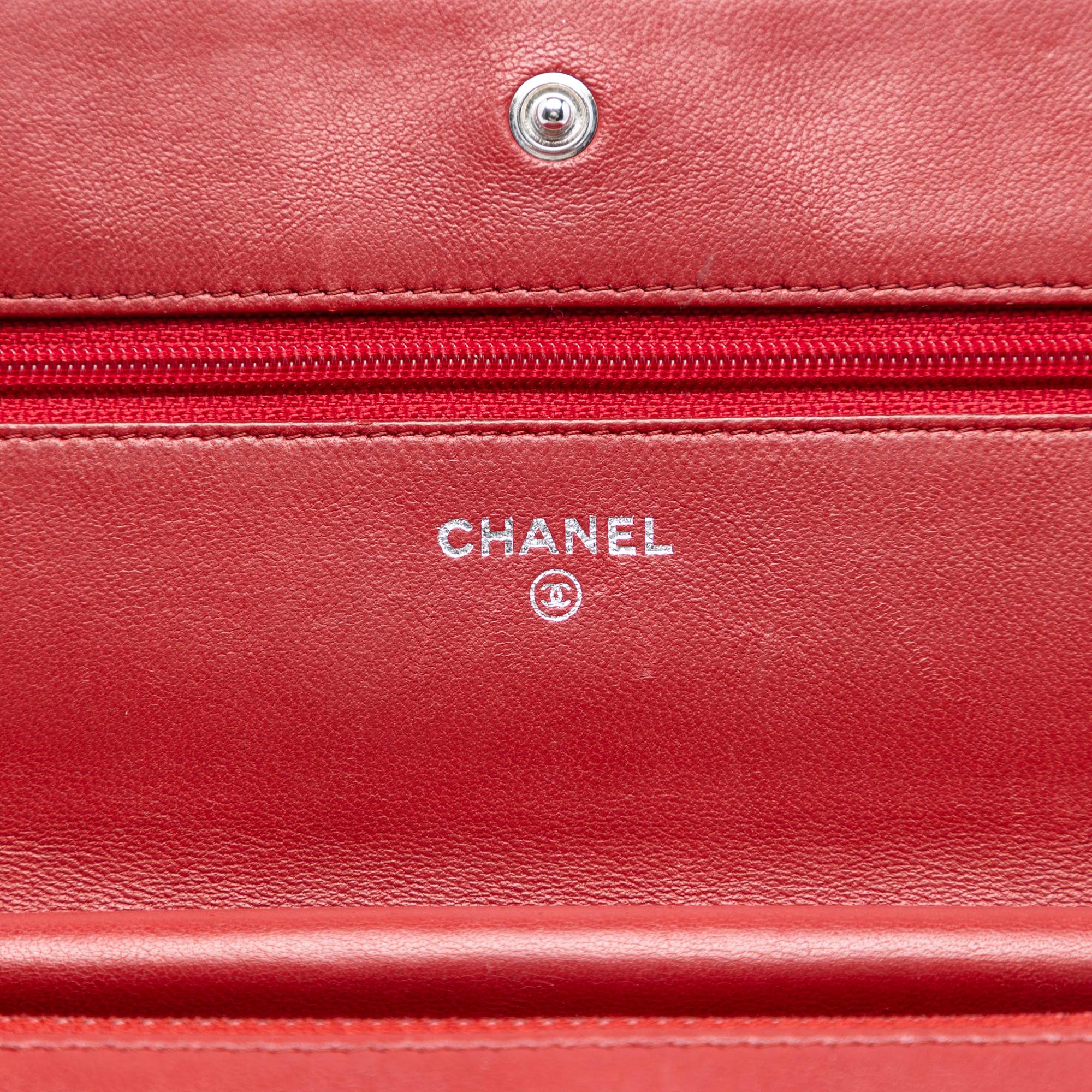 Chanel CC Quilted Lambskin Wallet on Chain