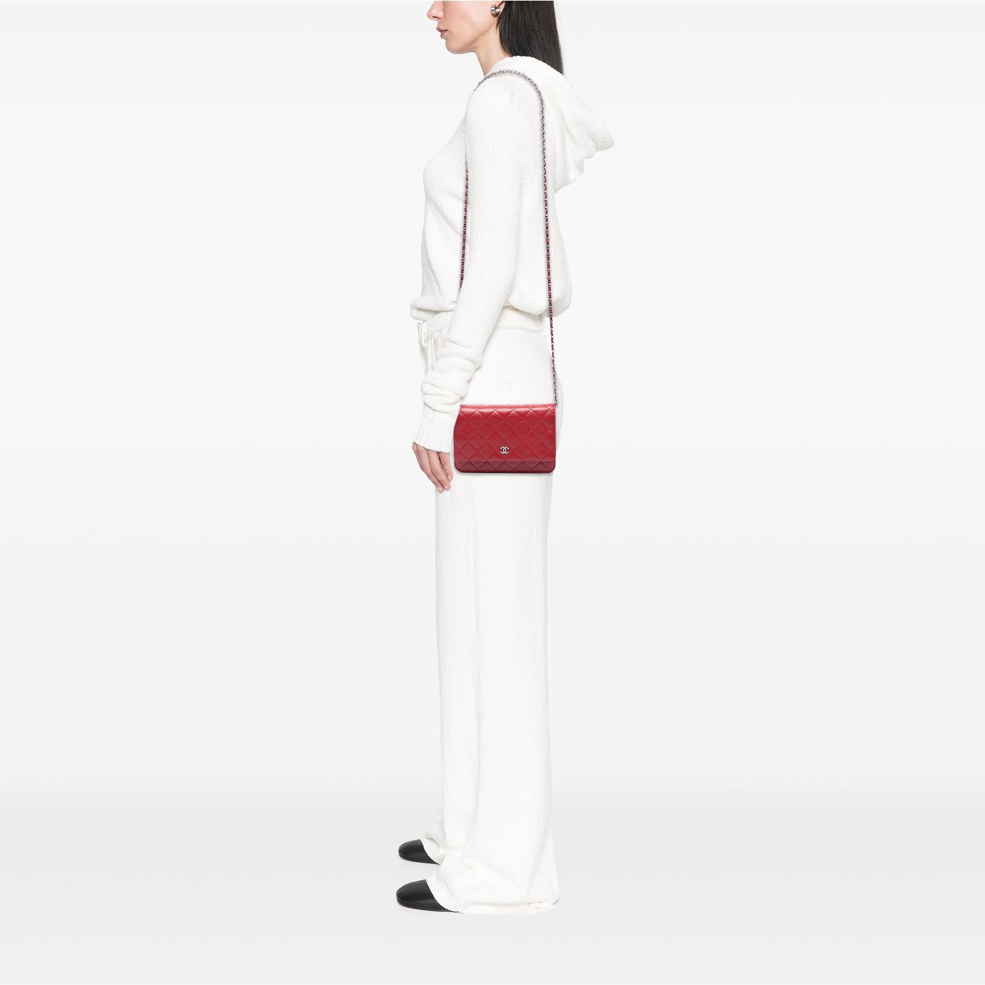 Chanel CC Quilted Lambskin Wallet on Chain