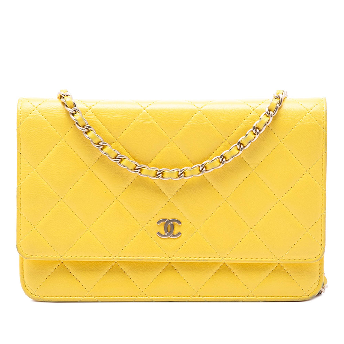 Chanel CC Quilted Lambskin Wallet on Chain