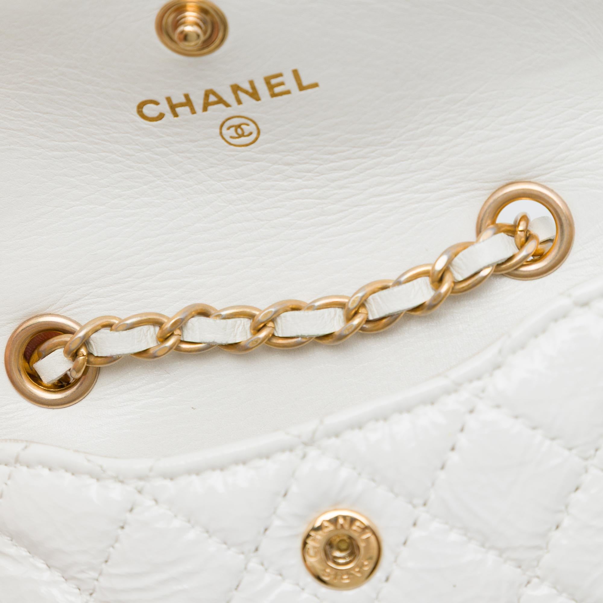 Chanel CC Quilted Shiny Aged Calfskin Waist Bag