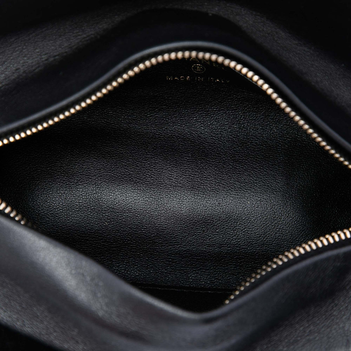 Chanel CC Quilted Velvet Crystal Wristlet Clutch