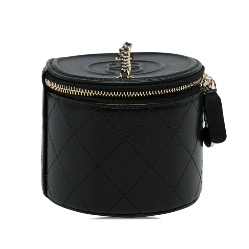Chanel CC Round Vanity Bag (SHG-FoZwcQ)