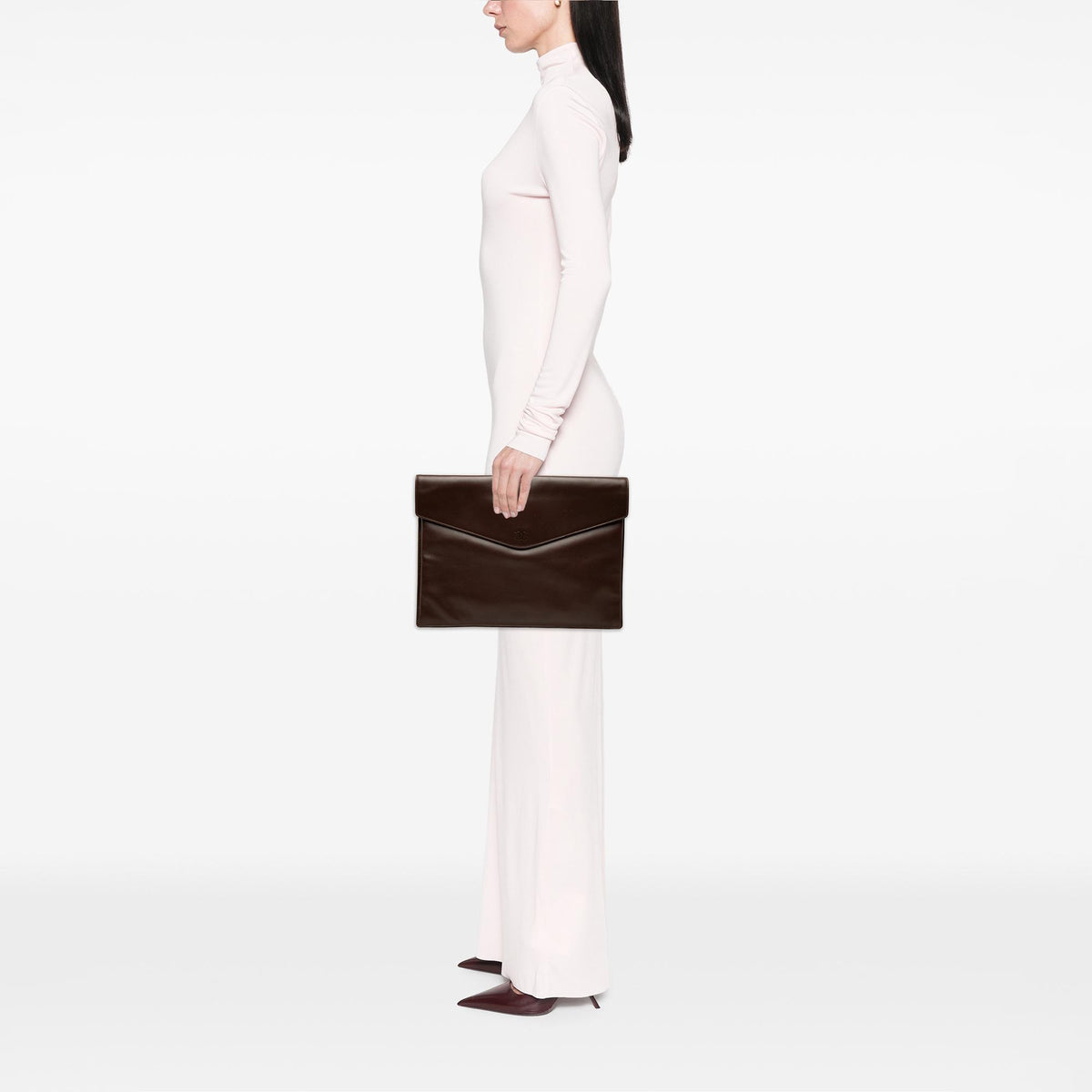 Chanel CC Smooth Calfskin Envelope Clutch