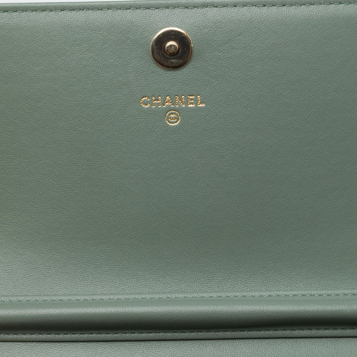 Chanel CC Square Quilted Lambskin Wallet on Chain