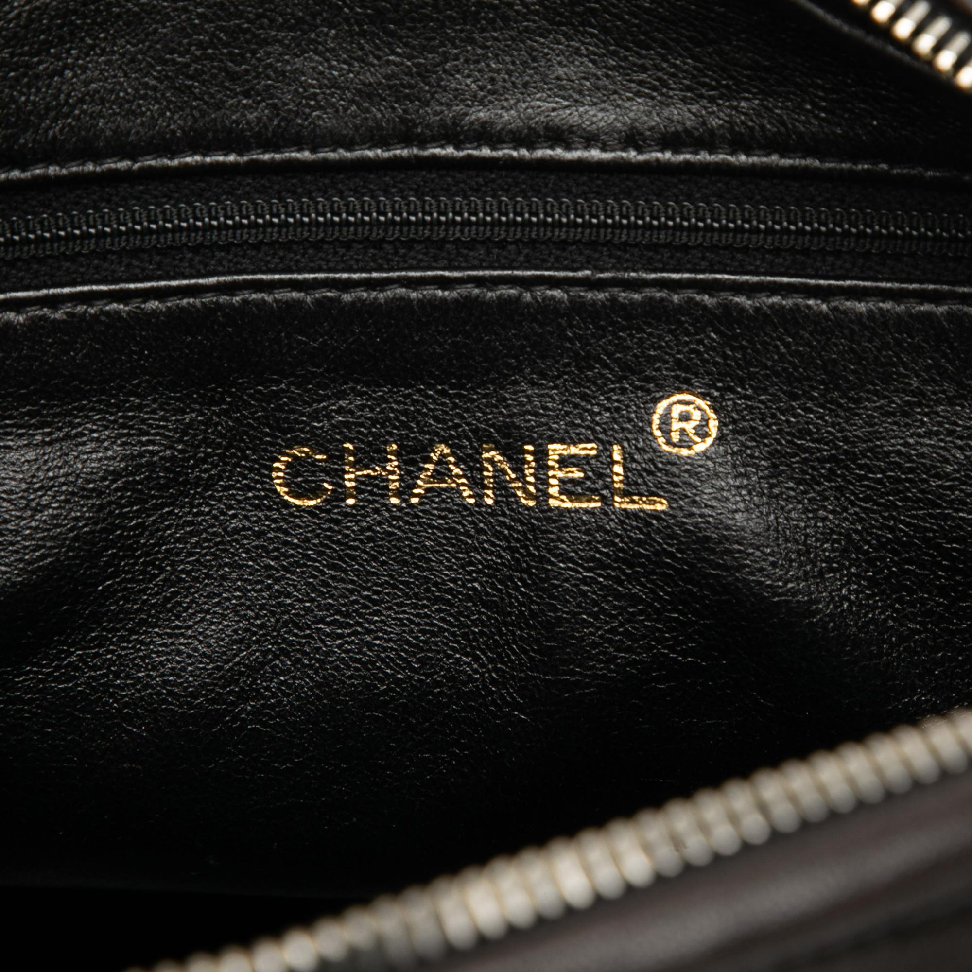 Chanel CC Stitched Lambskin Tassel Flap Crossbody