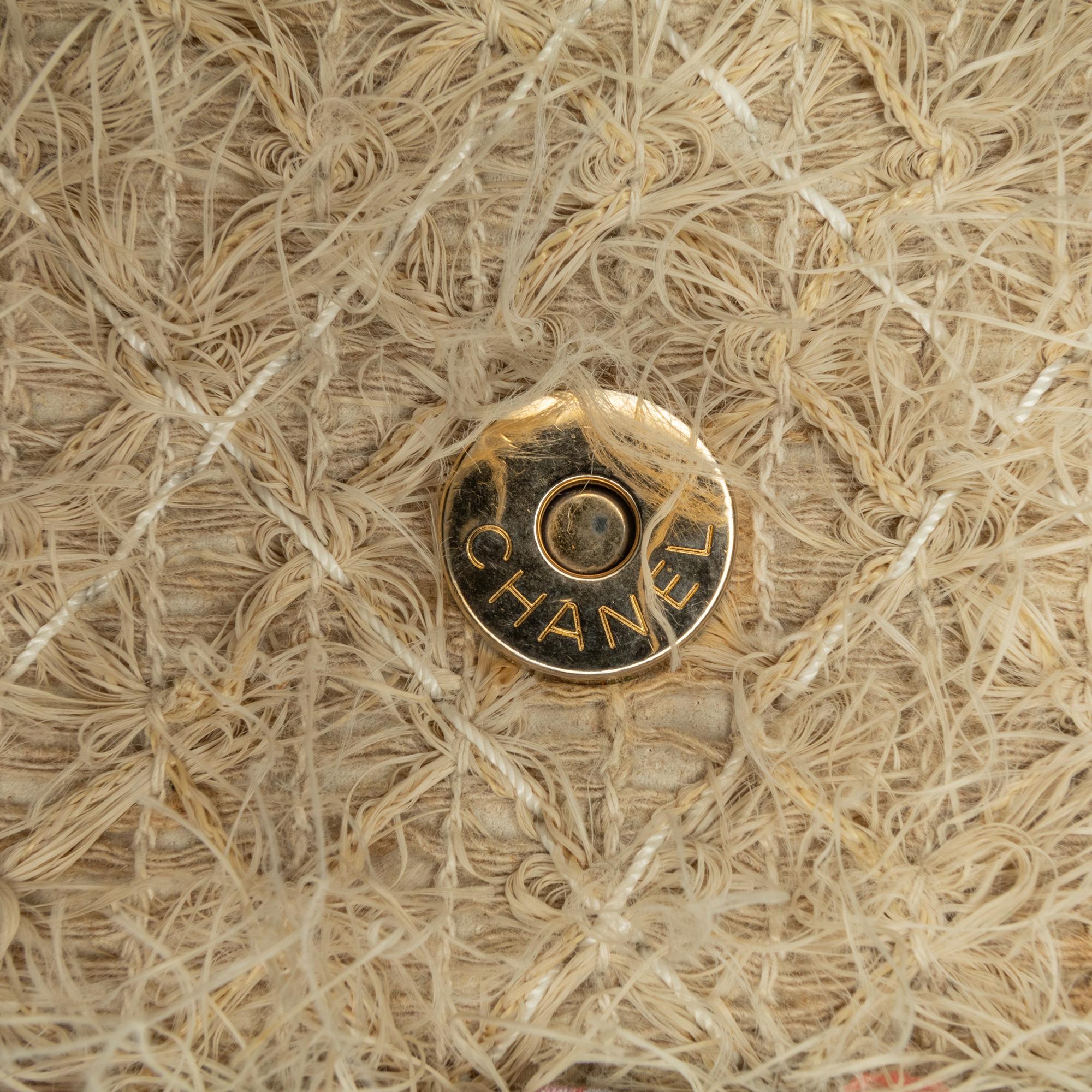Chanel CC Straw Country Flap (SHG-d50HRy)