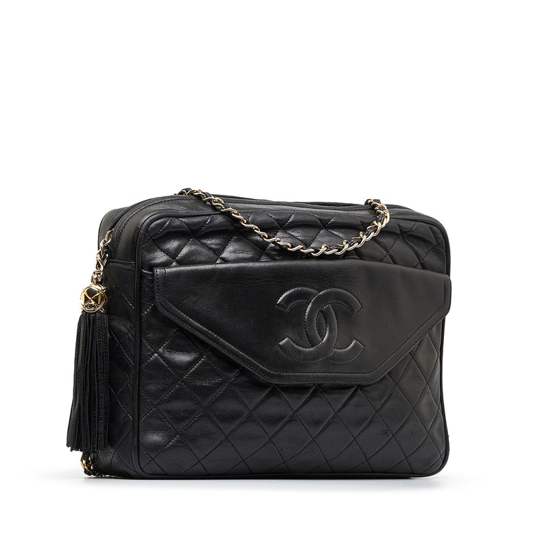 Chanel Black Jumbo Classic Lambskin Double Flap Leather ref.934011 - Joli  Closet