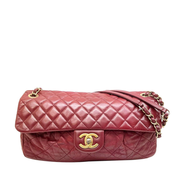 Chanel CC Timeless Lambskin Leather Single Flap Bag (SHG-29597