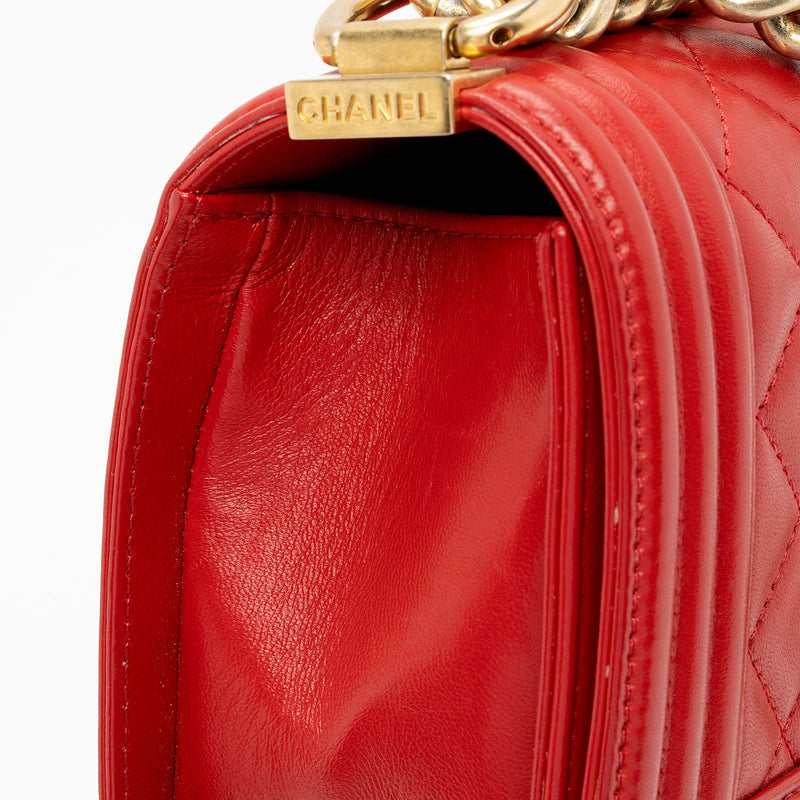 Chanel Calfskin Boy Small Flap Bag (SHF-OJg065)