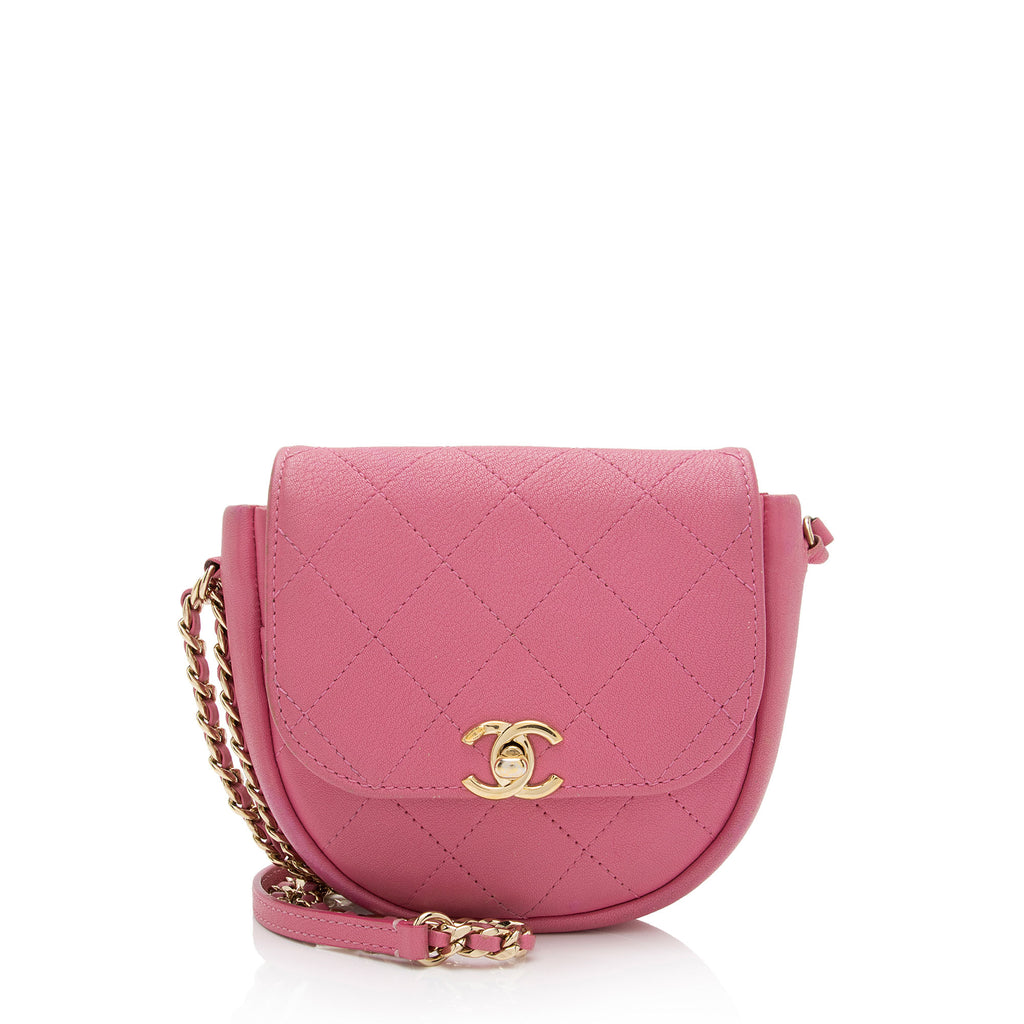 Chanel Calfskin Casual Trip Flap Messenger Bag (SHF-5Qu2ho)