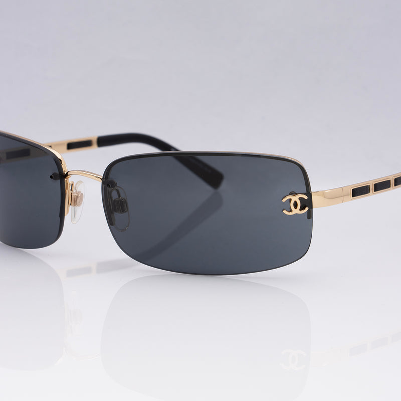 Chanel sunglasses rectangle rimless - Gem
