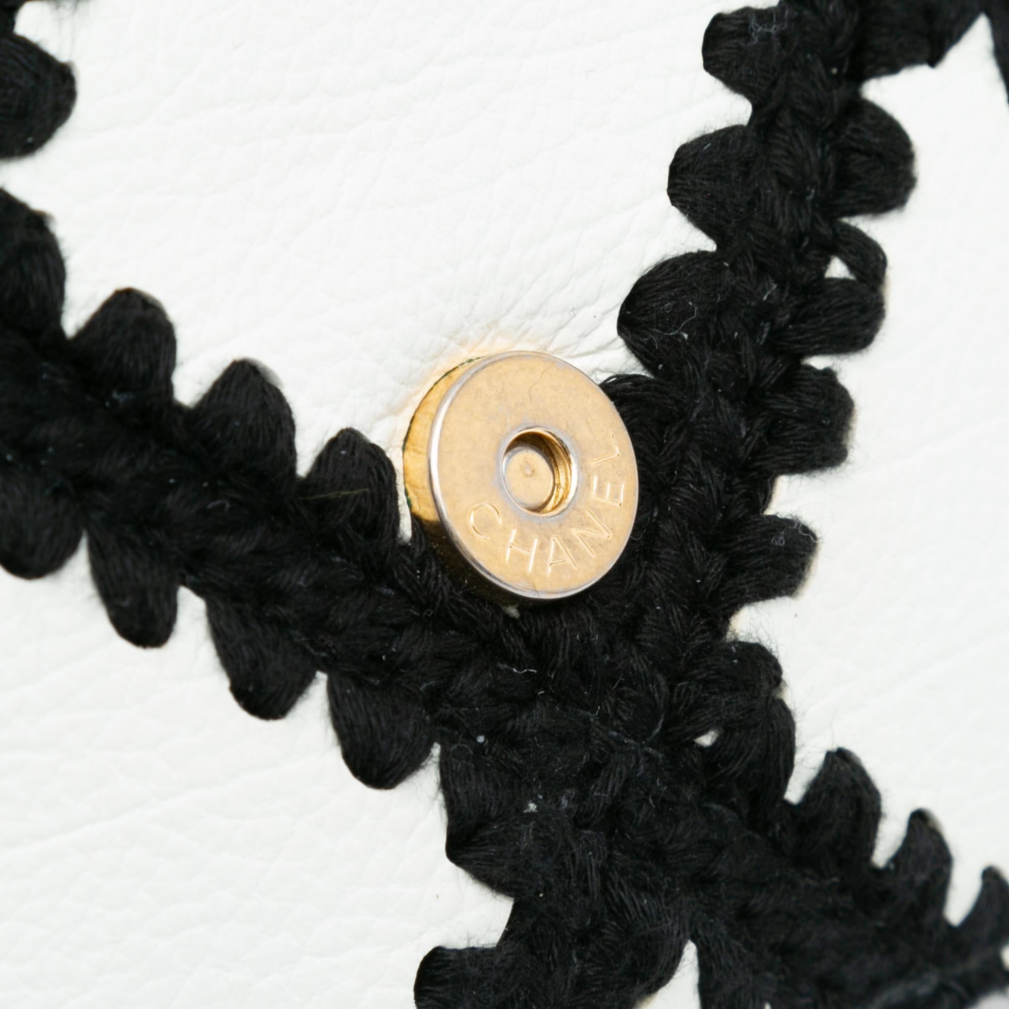 Chanel Calfskin Crochet 19 Wallet On Chain