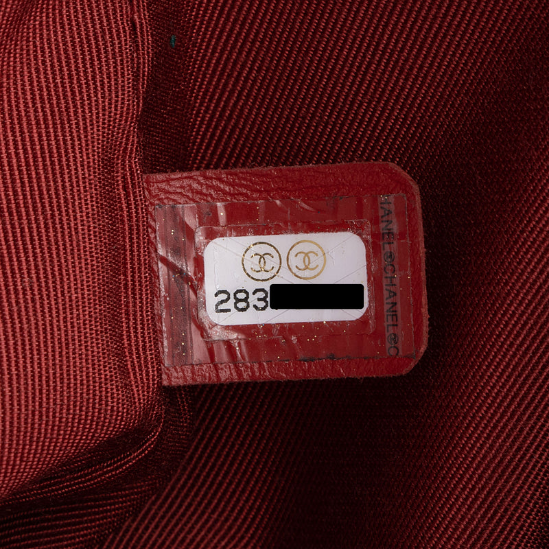 Chanel Calfskin Double Pocket Small Top Handle Bag (SHF-2K0IF5)