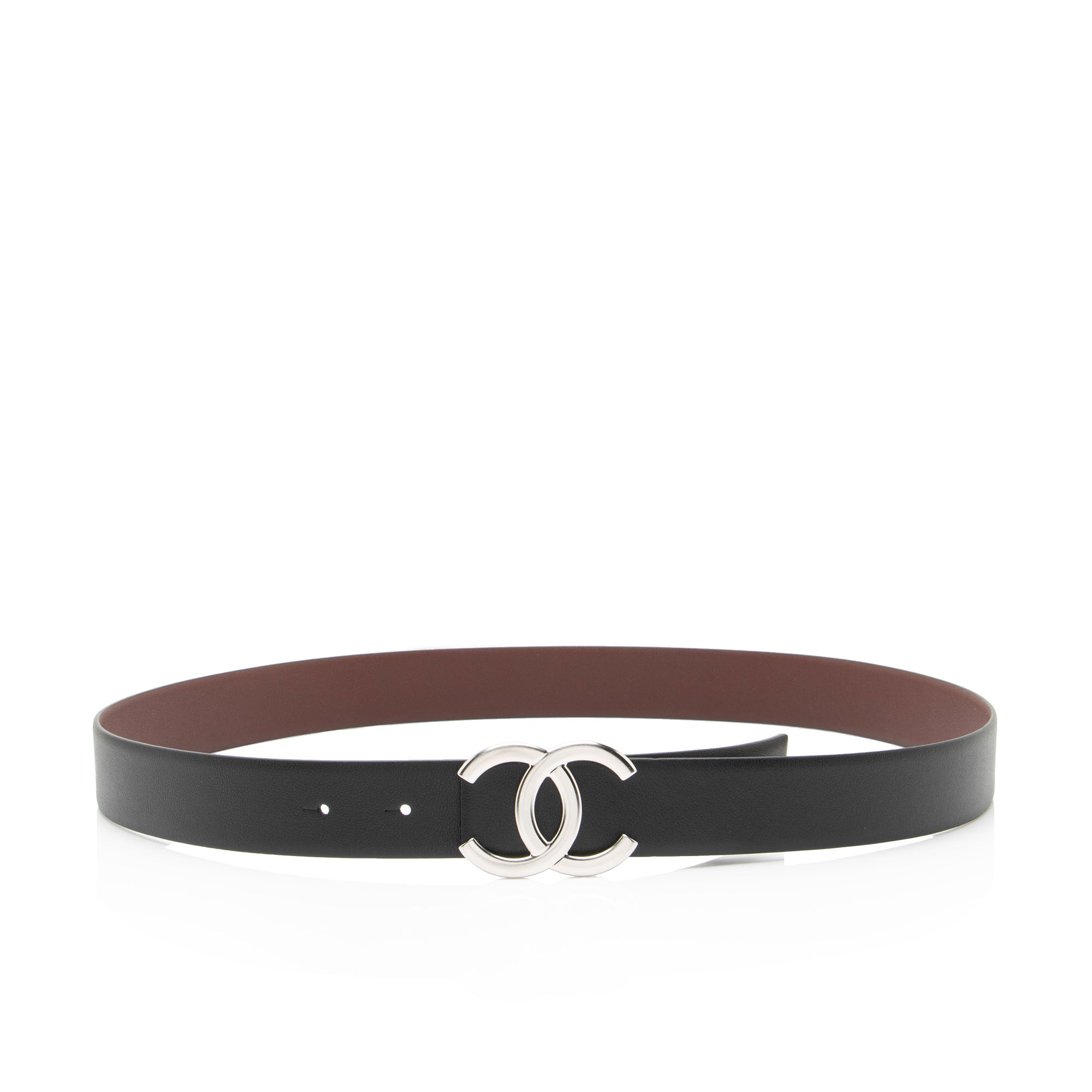 Chanel Calfskin Reversible CC Belt - Size 34 / 85
