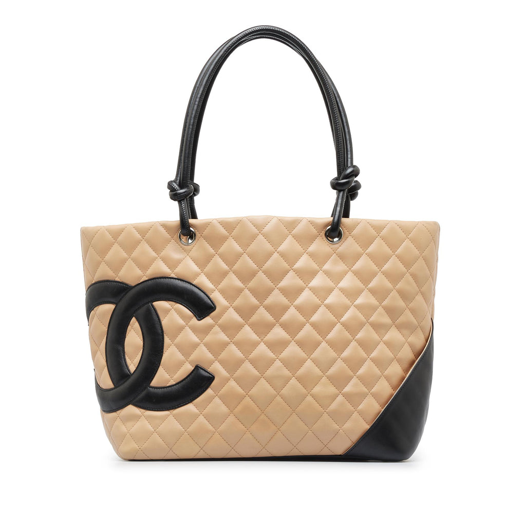Chanel Lambskin Ligne Cambon Large Shopping Tote - FINAL SALE (SHF-tcE –  LuxeDH