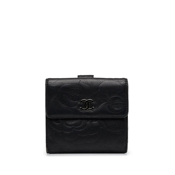 Chanel Camellia Bifold Wallet (SHG-keSRxl)