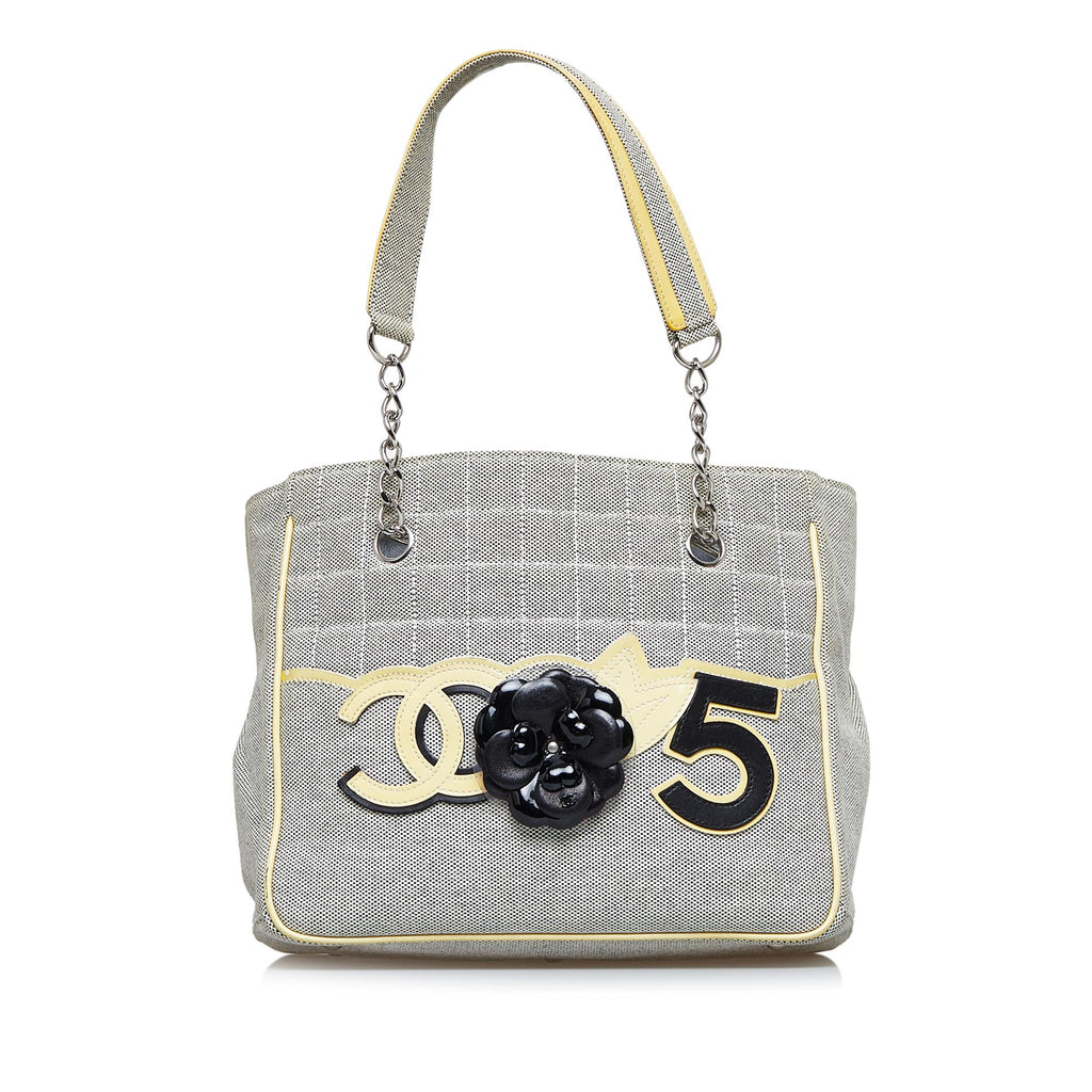 Chanel Camellia CC Choco Bar No. 5 Shoulder Bag (SHG-0fG30s)