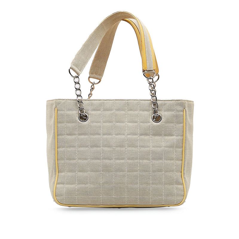 Chanel Camellia CC Choco Bar No. 5 Shoulder Bag (SHG-CGt5YO)