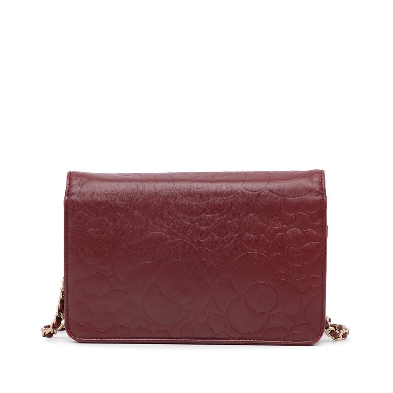 Chanel Camellia CC Wallet On Chain (SHG-HpTlgX) – LuxeDH