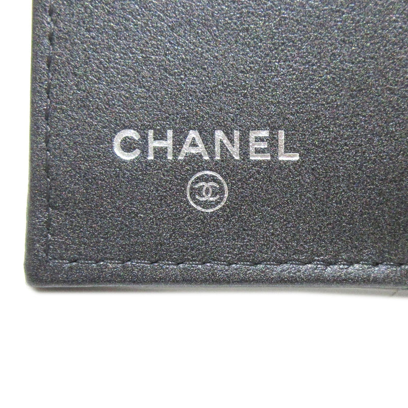 Chanel Camellia Goatskin Trifold Wallet (SHG-aIF3CD)