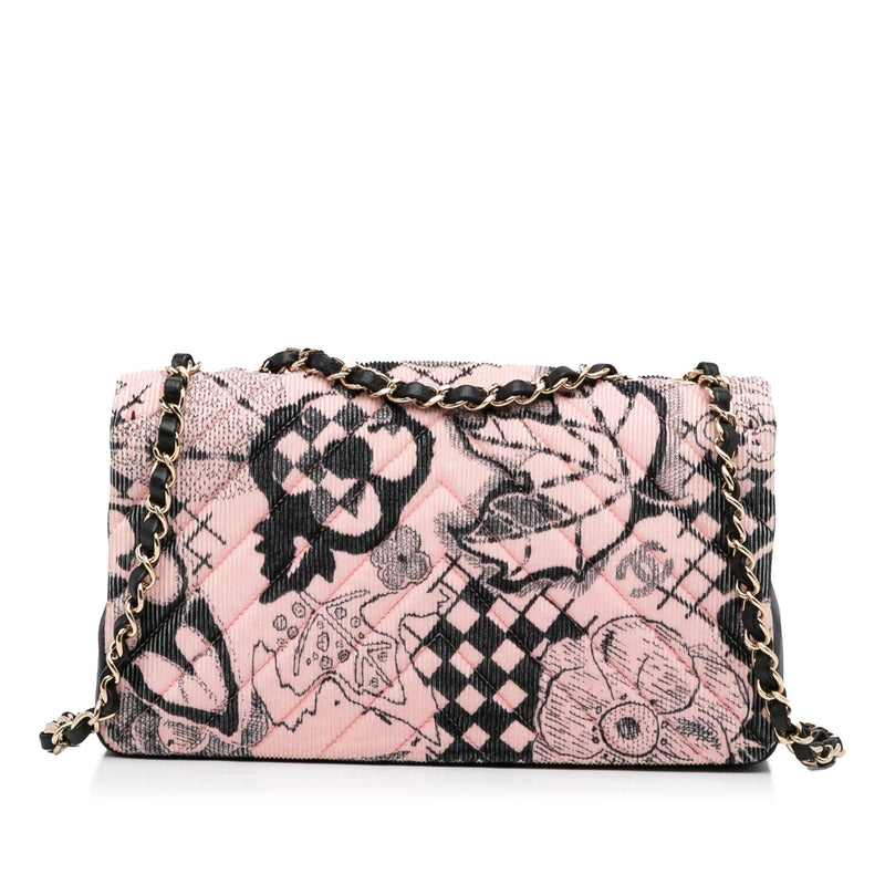 Chanel Camellia Scarf Ribbon Shoulder Bag (SHG-oP0g5S)