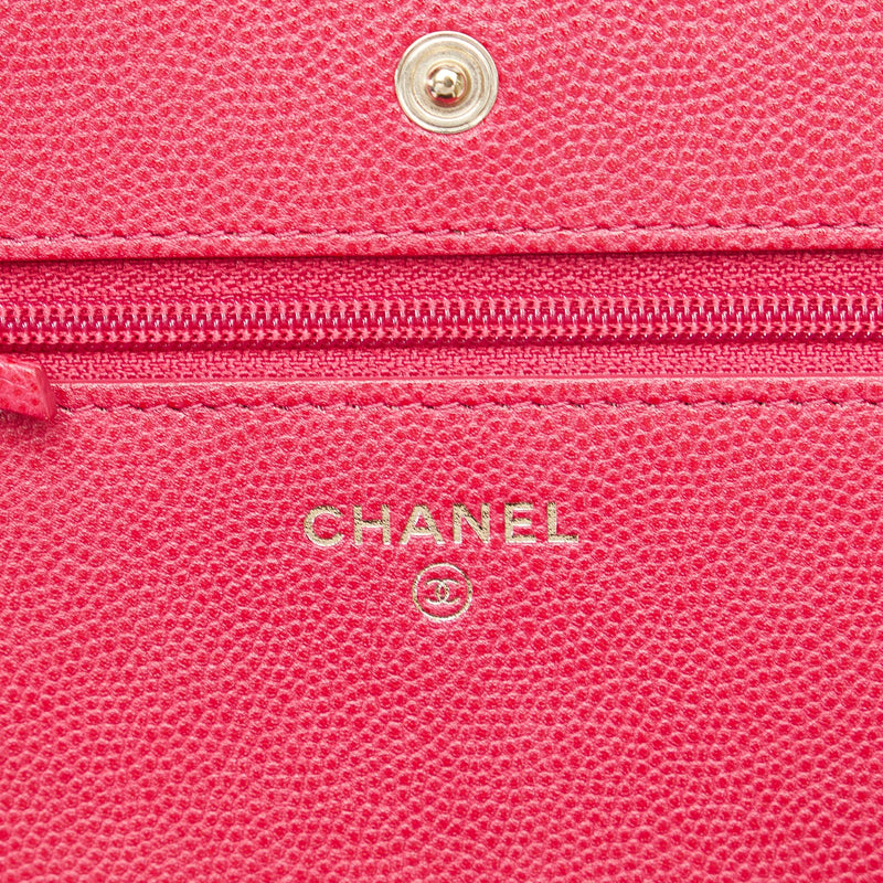 Chanel Camellia Wallet On Chain (SHG-5X0v3l) – LuxeDH