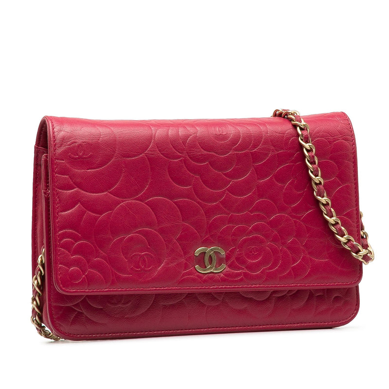 Chanel Camellia Wallet On Chain (SHG-rsYib2)
