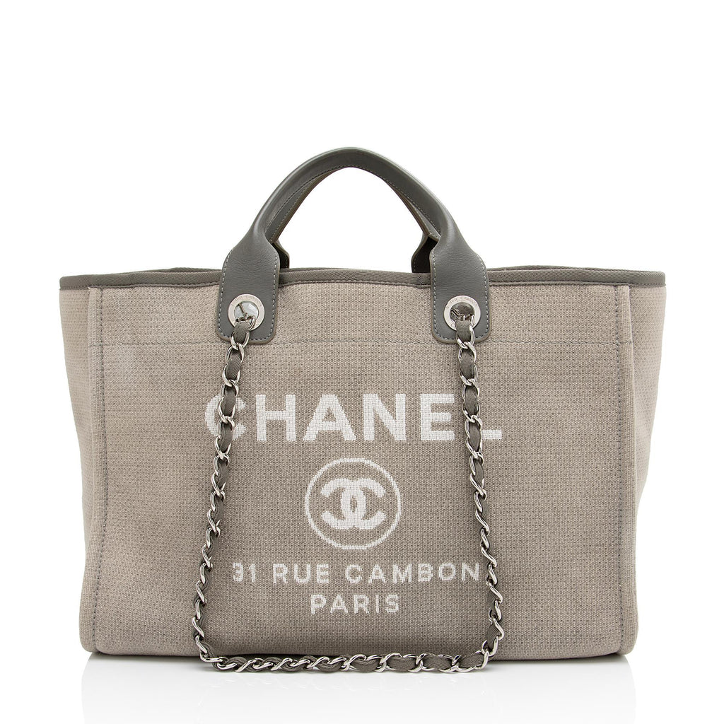 chanel cloth tote bag