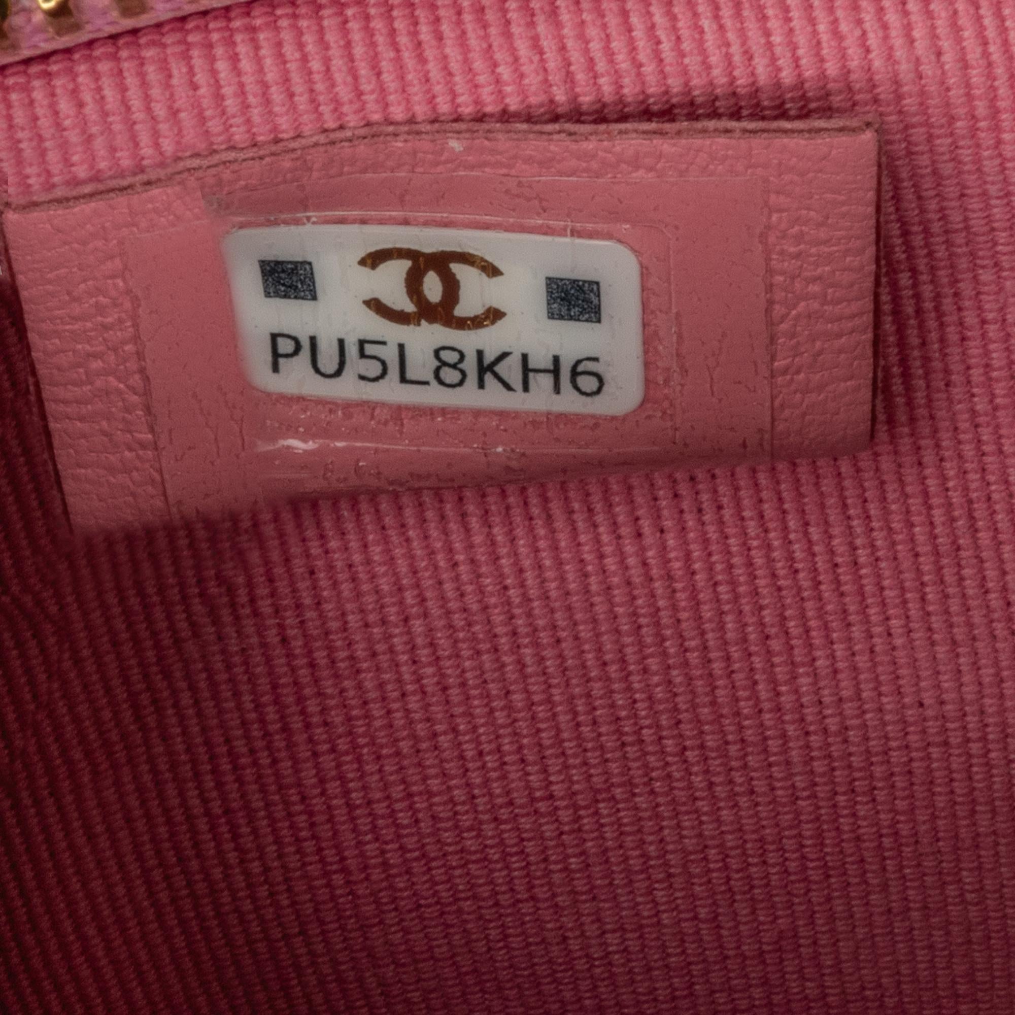 Chanel Canvas Tennis Racket Mirror and Crossbody Set (SHG-UFGDNQ)