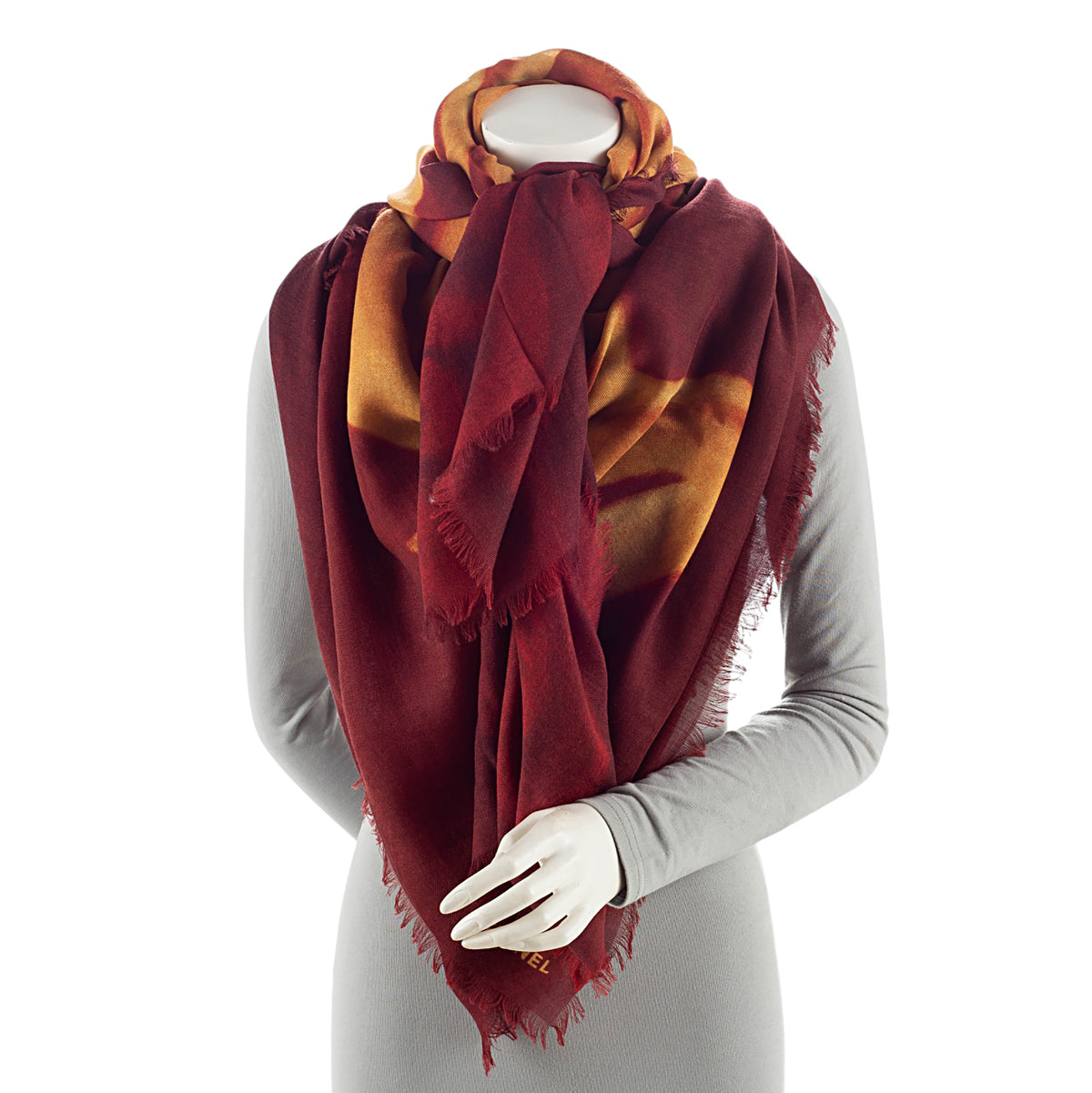 Chanel Cashmere Horse Shawl