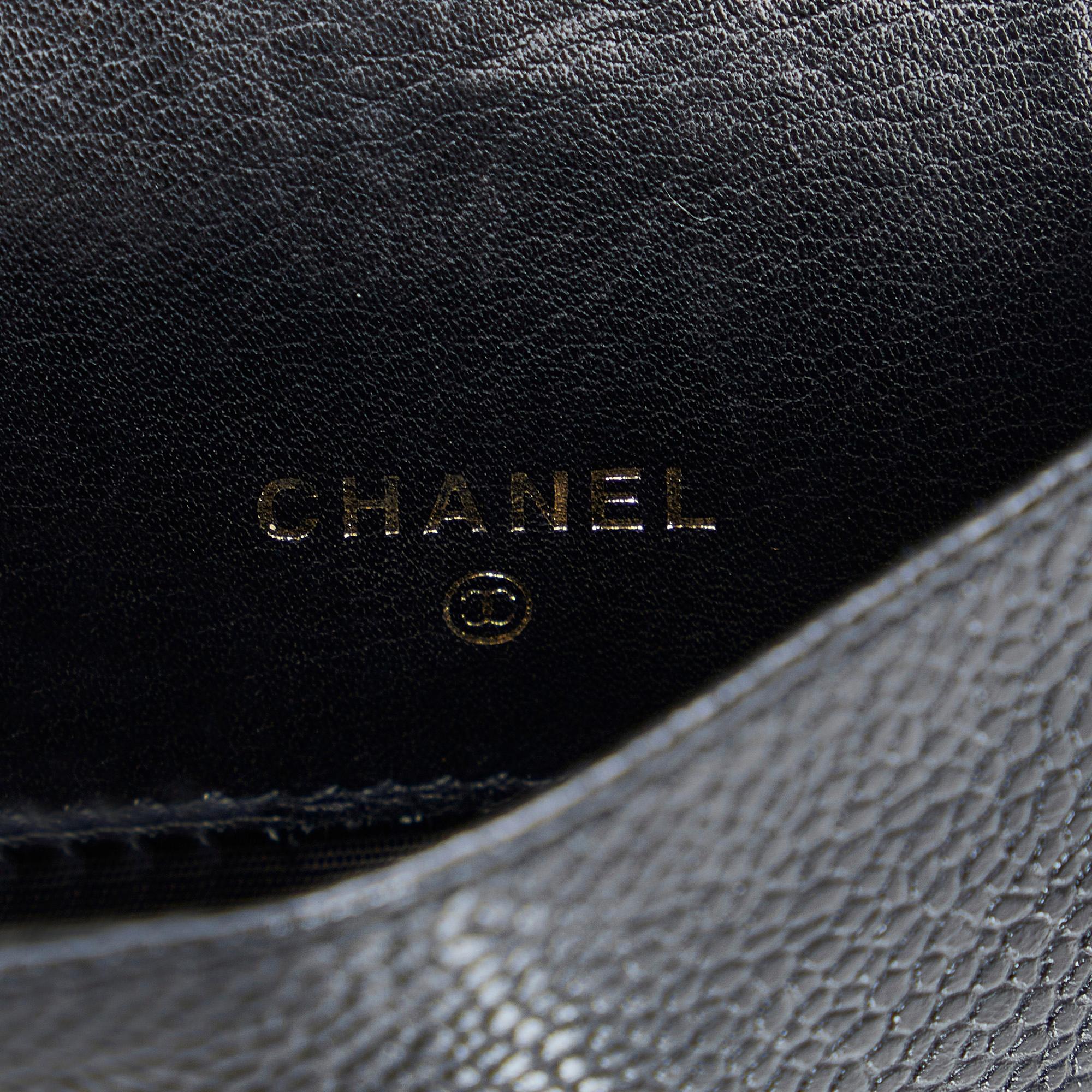 Chanel Caviar CC Cigarette Case (SHG-K5BE02)