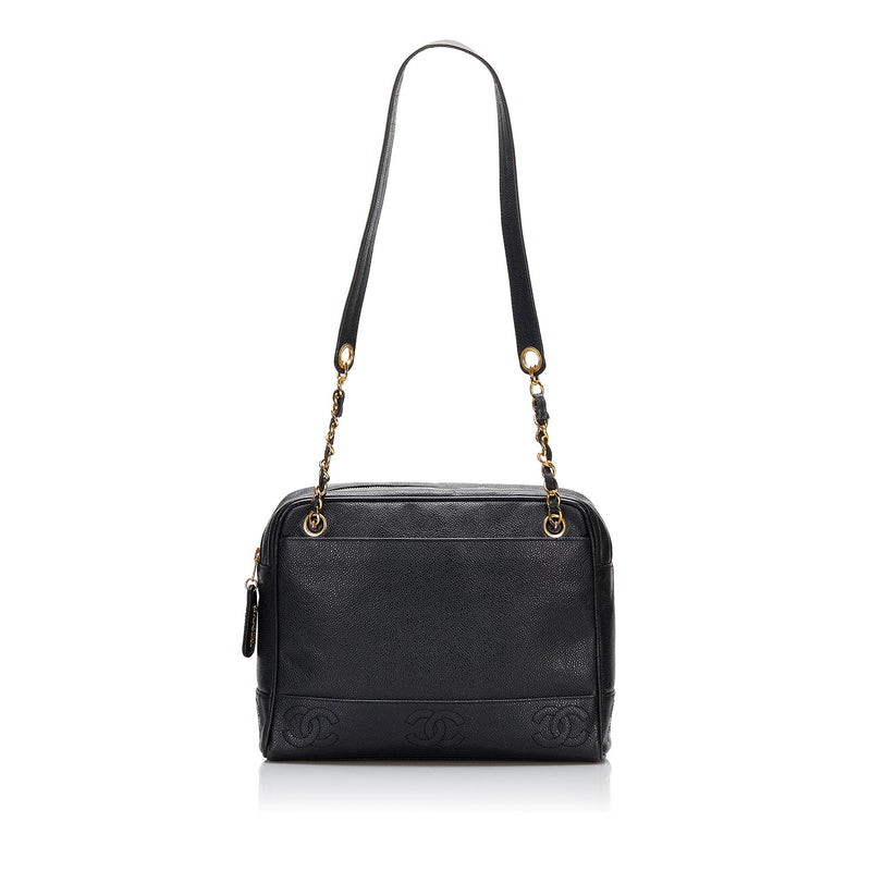 Chanel Vintage Lambskin Chain Shoulder Bag (SHF-19765) – LuxeDH