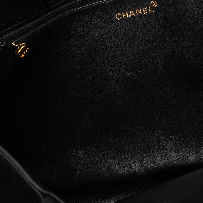 Chanel Caviar CC Tote Bag (SHG-I2v6BJ)
