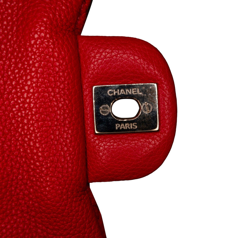 Chanel Caviar Double Compartment CC Chain Flap (SHG-BhsLJG)