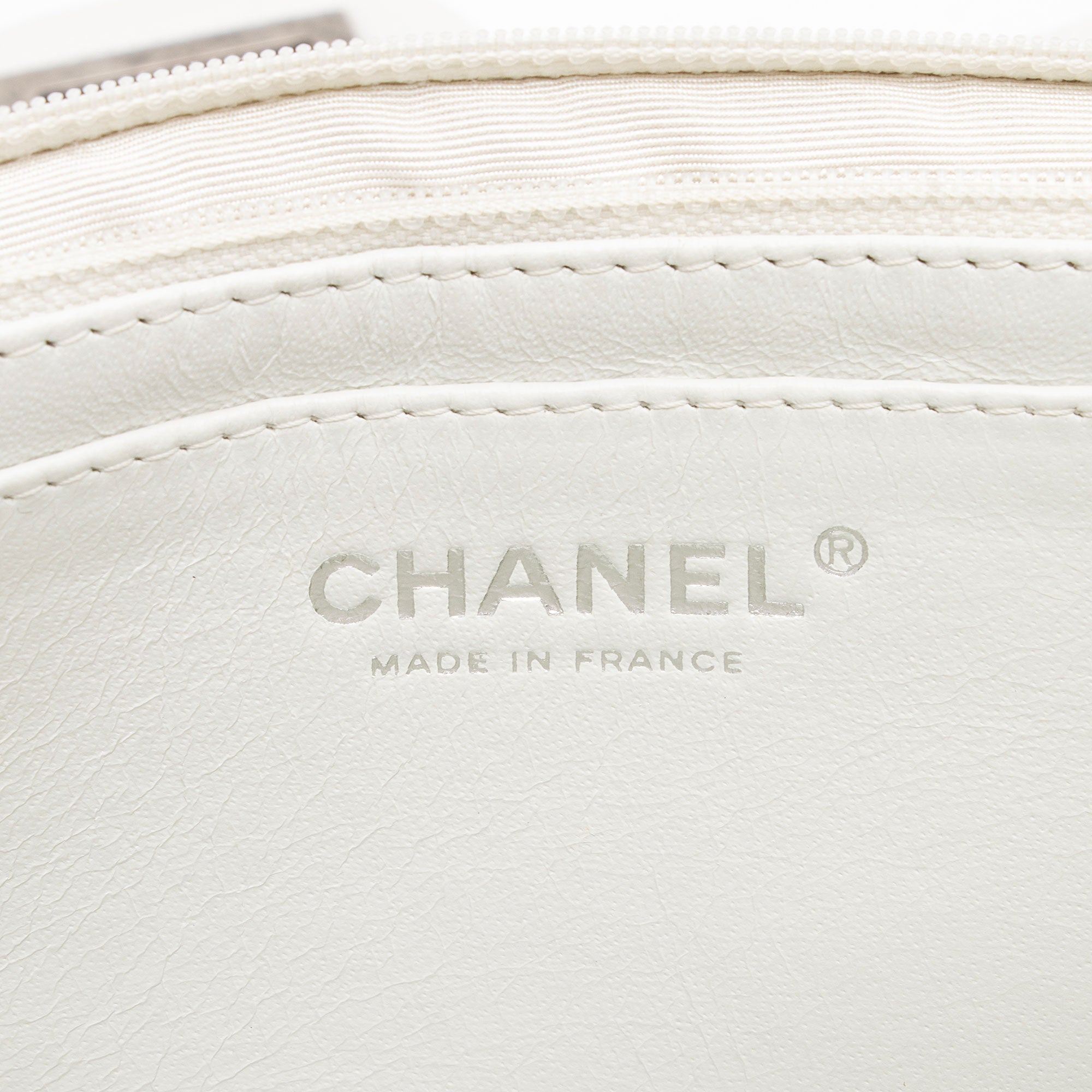 Chanel Caviar Leather Bijoux Chain Jumbo Single Flap Bag