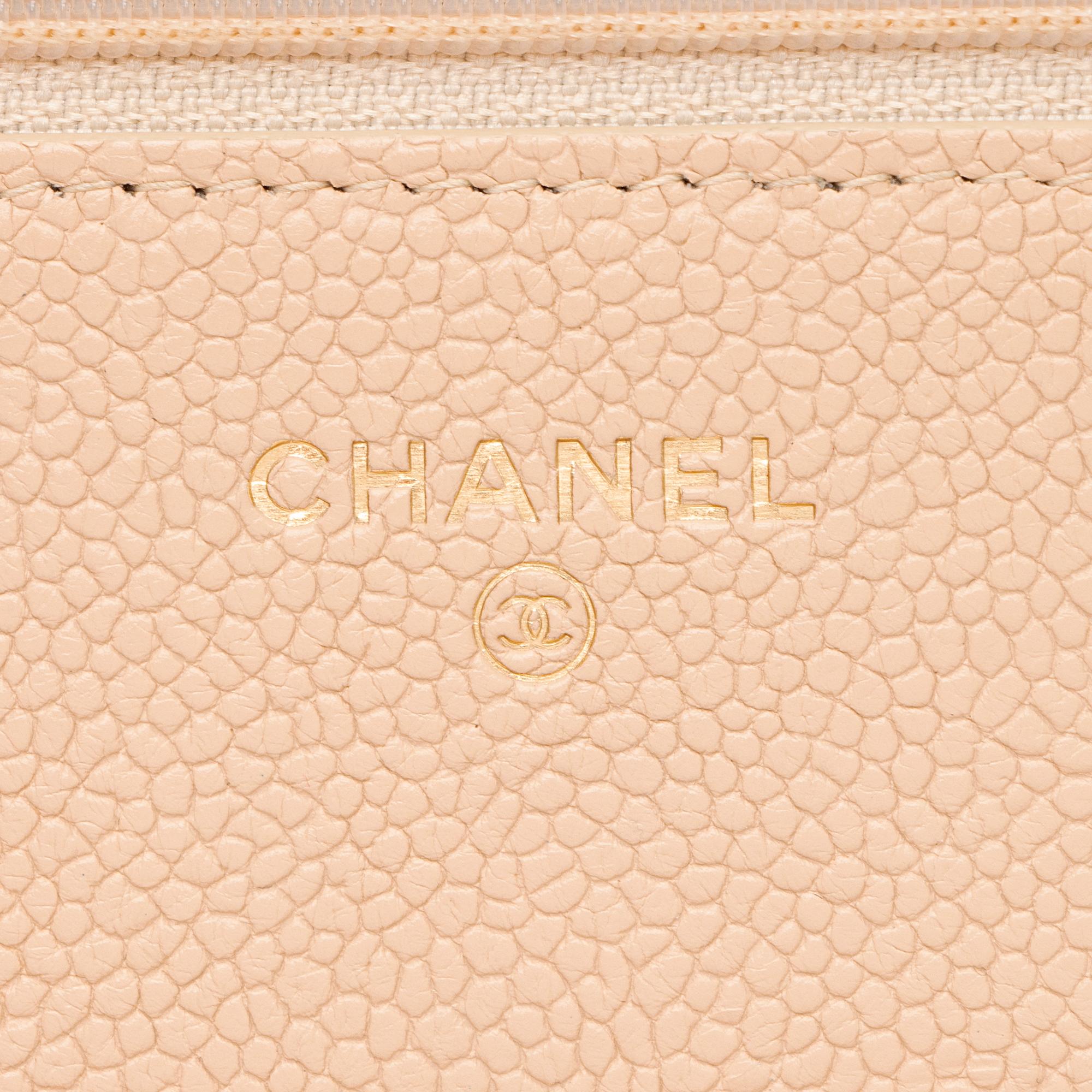 Chanel Caviar Leather Boy Wallet on Chain Bag (SHF-22356)