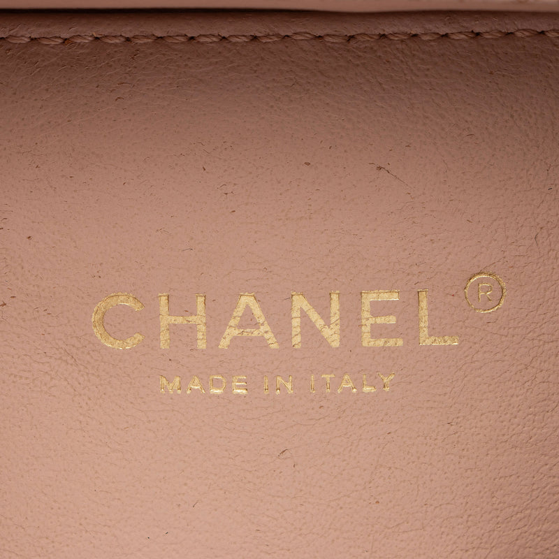 Chanel Caviar Leather CC Filigree Small Vanity Case (SHF-cBEpCt)