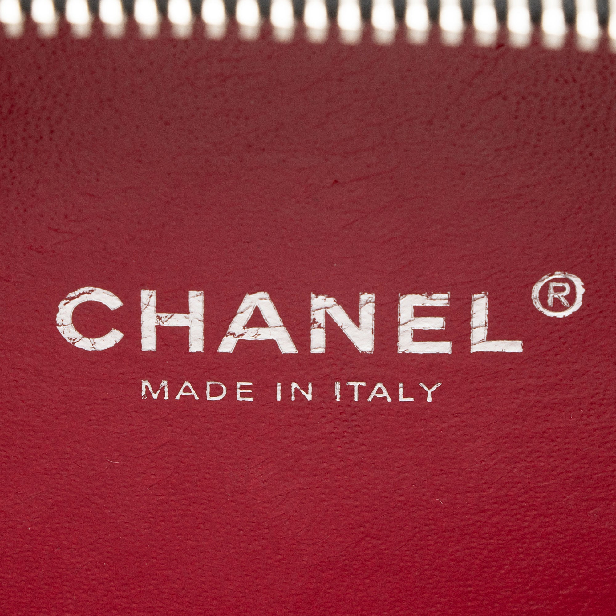 Chanel Caviar Leather CC Filigree Small Vanity Case