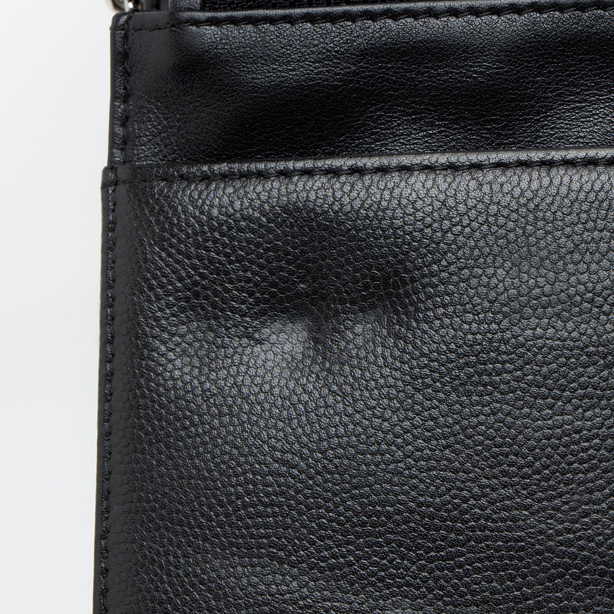 Chanel Caviar Leather CC Wallet on Chain