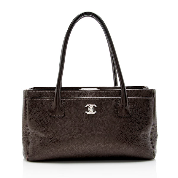 Chanel Caviar Leather Cerf Classic Executive Small Tote (SHF-15194)